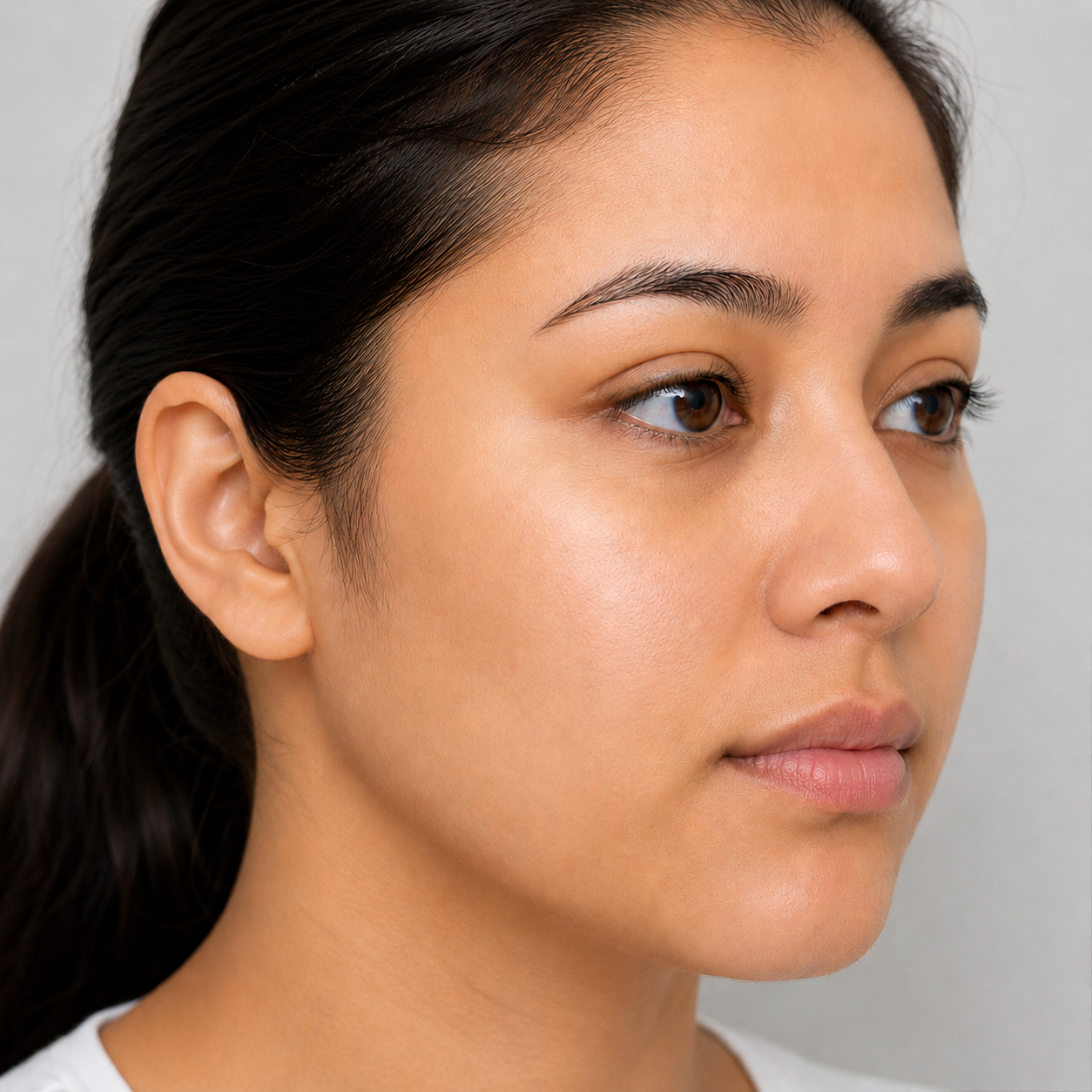 Acne scars before