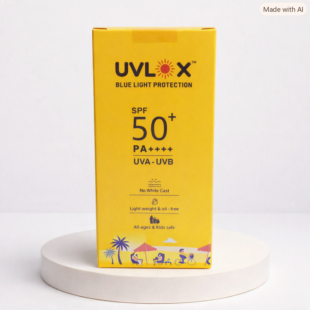 Uvlox Blue Light Protection Sunscreen SPF 50+ PA++++