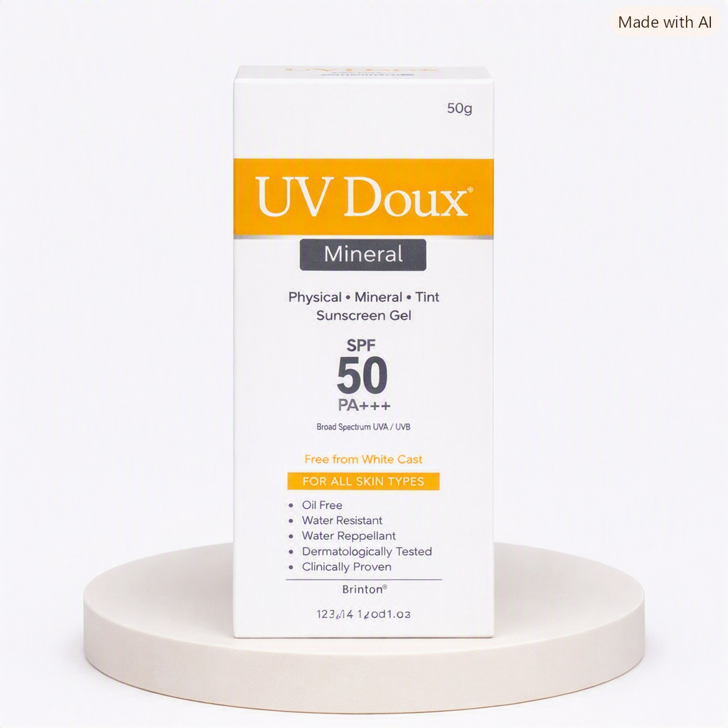 UV Doux Mineral Sunscreen Gel SPF 50+ PA+++
