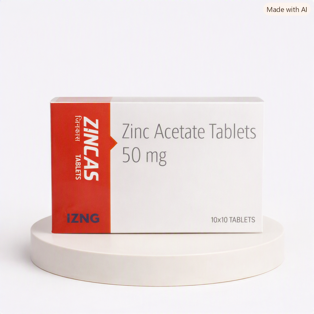 Zincas Tablet (1 Strip of 10 Tablets)